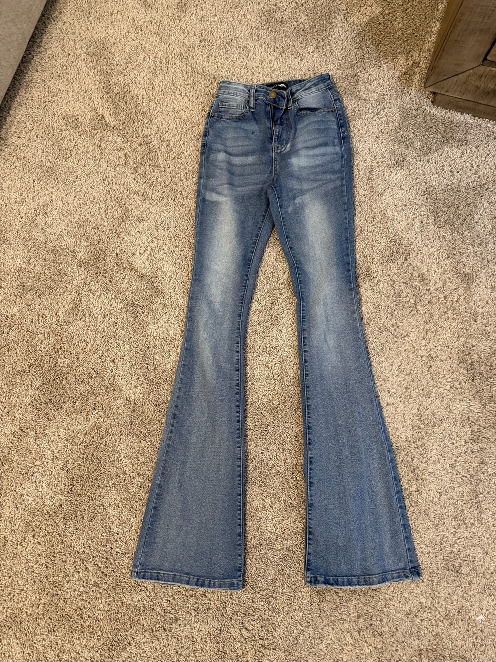 Fashion Nova Light Blue Flare Jeans